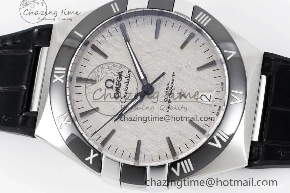 0403 GoAnywhere Constellation Black Ceramic SS 8F 1:1 Best Edition White Textured Dial on Black Gummy Strap A 7803